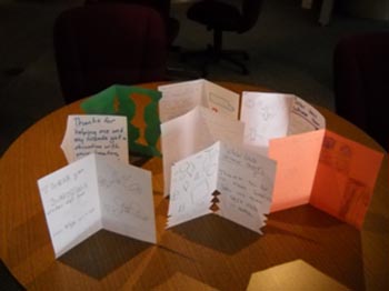 2013 School Supply Drive - Thank you cards